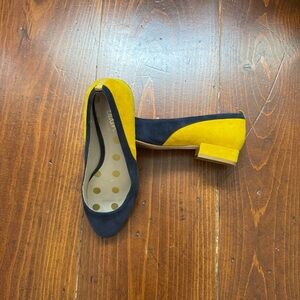 Boden Yellow and Black Flats